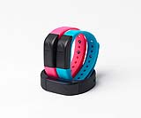 Activ8rlives BuddyBand Bluetooth Activity Trackers in black pink blue.jpg